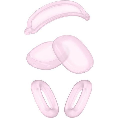 Custodia protettiva trasparente in TPU per AirPods Max, antiurto e antipolvere, confezione da tre, compatibile con AirPods Max E (1/2)