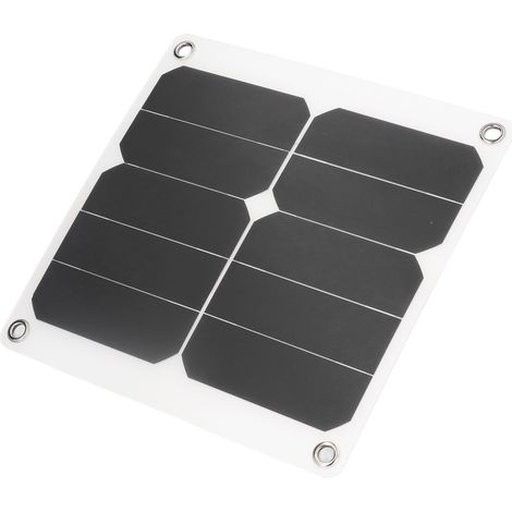 Panneaux solaires USB 15 W à haut rendement de conversion, batterie solaire portable 5 V pour le camping, la randonnée et le vélo (1/5)
