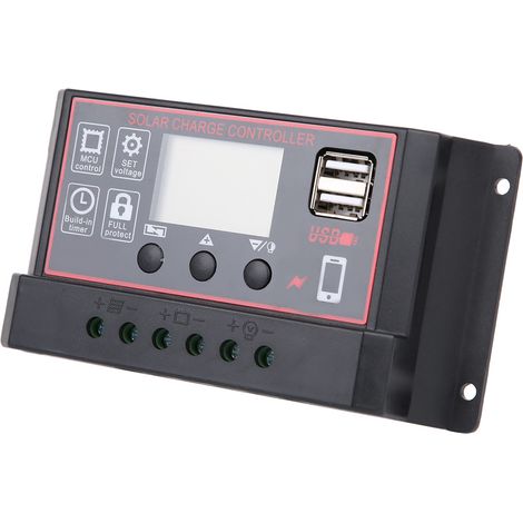 Solarladeregler mit 5V-USB-Digitalanzeige (1/5)