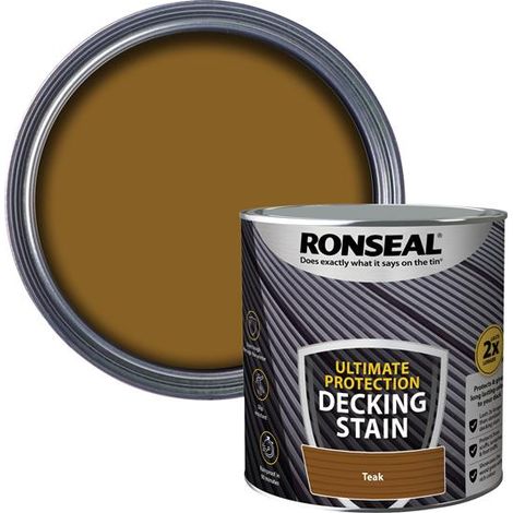 Ronseal Ultimate Protection Decking Stain Rich Teak 5 litre