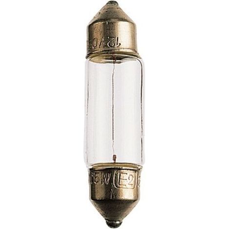 10 bombillas tipo guirnalda 11x36 c5w, 24 voltios, 5 vatios, base sv8.5-8