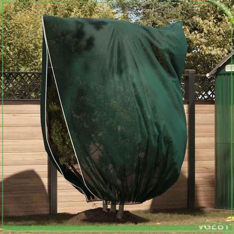 Couverture anti-gel pour plantes - FAFEICY - 42021074 - Vert - 2,4x2 m - Réutilisable avec zip (1/5)