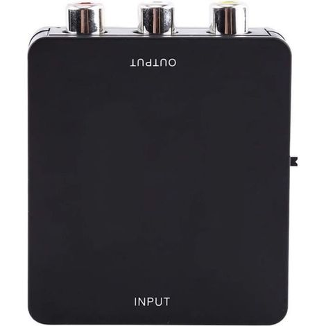 Mini convertisseur HDMI vers RCA, HDMI numérique vers AV, Adaptateur Audio vidéo 1080P, Prise en Charge NTSC et PAL avec câble[992] (1/4)
