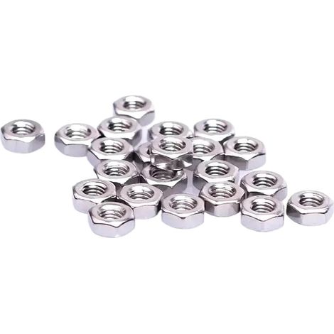 Lot de 10 vis à Colonne hexagonales en cuivre for DB 9 15 25 37 RS232 DB connecteur VGA Colonne en cuivre COM série Goujon en cuivre vis écrou(A) (1/3)