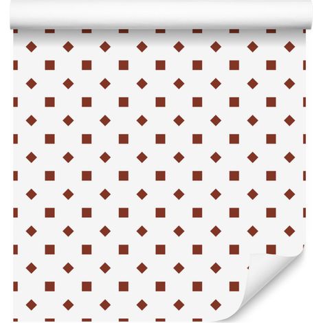 Papier peint à pois blancs et gris clair, formes douces 50x1000 cm (1/5)