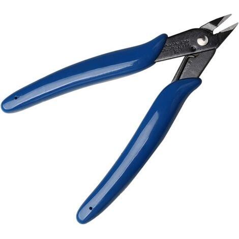 Pinces Coupantes de Côté, Yuanzi Cisaille Latérale Outil de Coupe, Pouce/Pince à dénuder acier pour Câble Électrique, Bijoux Réparation, Travaux Pratiques, Bricolage (3 Packs, Bleu) (1/4)