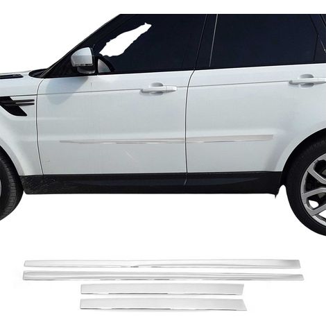 Baguette protection latérale de porte pour Range Rover Sport 2013-2022 Argent 4x (1/5)