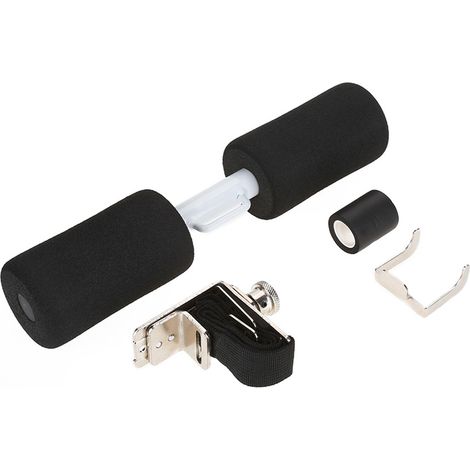 Barre d'exercice pour abdos assis au lit, équipement de fitness pour musculation à domicile, noir (1/5)