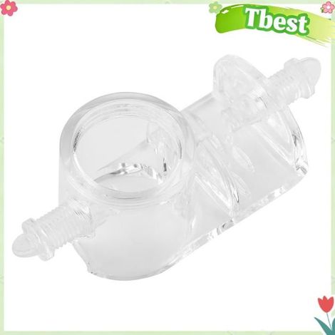 Tbest Clip de tuyau d'aquarium Clip de Tuyau en Acrylique pour Aquarium, Support de Tube Transparent Durable animalerie aquarium (1/5)