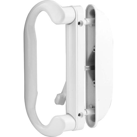Poignée de porte coulissante, Blanc (1/4)