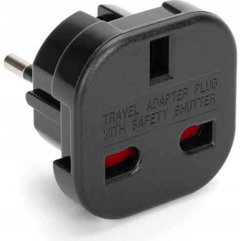 Adaptateur de voyage avec prise britannique (prise PL, prise britannique) (1/5)