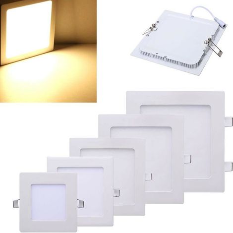 Pannello Led Luce Calda 3000k Faretto 3 W Plafoniera Slim Ad Incasso (1/2)