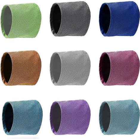 Bandana rafraîchissante pour chien, collier rafraîchissant pour chien, écharpe rafraîchissante pour chien, collier rafraîchissant pour chat - Taille S - Gris clair (1/4)