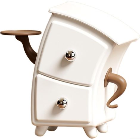 Boîte de rangement à bijoux de style tiroir avec tiroirs coulissants lisses pour organiser boucles d'oreilles, bagues, colliers et petits accessoires sur bureau ou coiffeuse (1/5)
