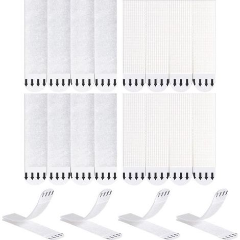 36 Paires (72 Bandes) Languettes Accroches Tableaux, Accroche Tableau sans Percer, Fixation Murale sans Percer, pour Cadres Photos (1/4)