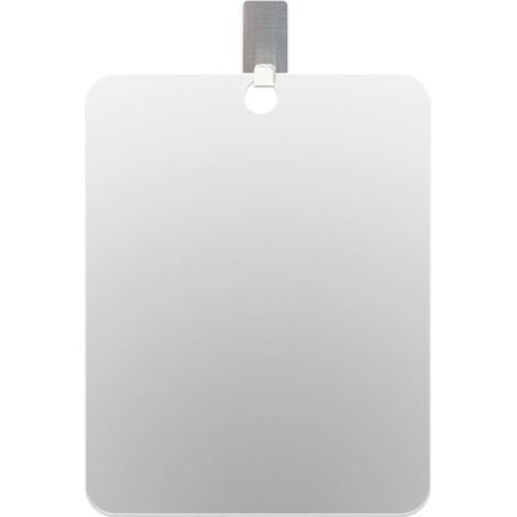 Miroir de maquillage lumineux portable pour femmes avec crochet adhésif, 1 miroir de maquillage, 1 crochet, miroir de maquillage de voyage rechargeable, rotation réglable, LED (13 x 17 cm) (1/5)