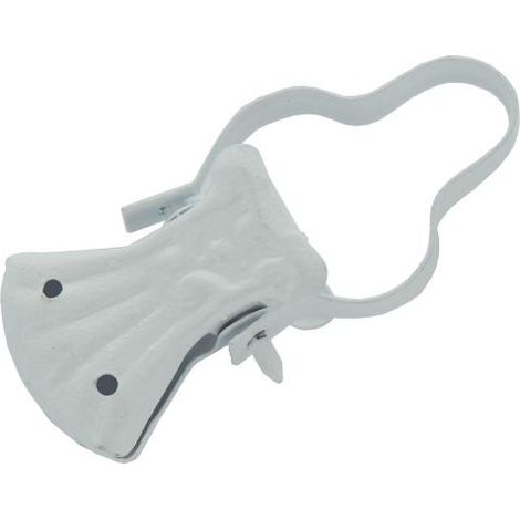 PINZA P/TENDE C/ARCO LACCATO BIANCO