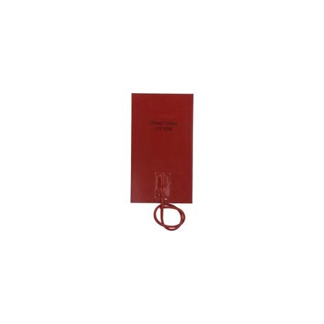 Plaque de chauffage pour réservoir de carburant 100 W, 230 x 130 mm, étanche en silicone, tension continue 12 V (1/5)