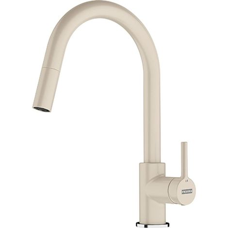 Franke Lina - Miscelatore da lavello FC 6051.085 con bocca di erogazione estraibile, arenaria 115.0626.083 (1/4)