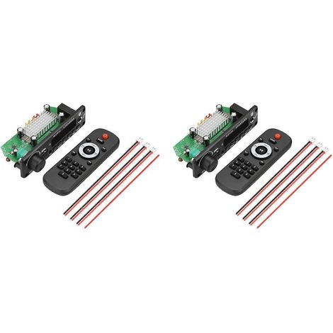 2 Pièces 2x100W 12V Amplificateur Audio Lecteur Bluetooth 5.0 MP3 Decoder Carte Lecteur MP3 Voiture FM Radio Module (1/5)
