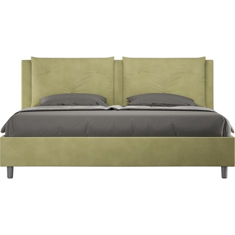Letto Matrimoniale Extra Large 200x200 cm Senza Rete Appia Tè Verde (1/5)