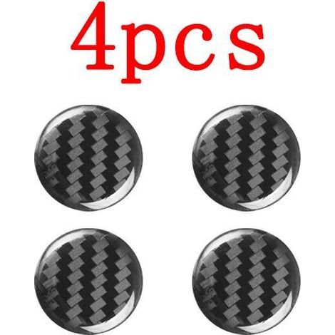 Adhesivo para orificio de cerradura de puerta de coche, adhesivo protector para cerradura de puerta automática - fibra de carbono - A (1/4)