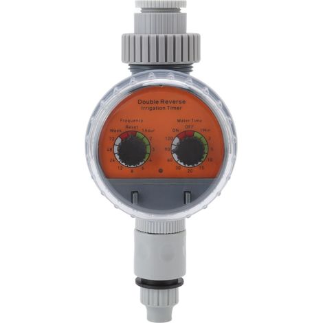 GARRYFIZH ‌Minuterie d'Irrigation Double Cadran – Vanne à Bille, Étanche IP67, Automatique sans Pression pour Balcons‌ (1/5)