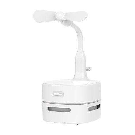 Aspirapolvere multifunzionale, nuovo prodotto, mini ventilatore USB portatile per la casa, lampada 3 in 1 per studenti, aspirapolvere da tavolo (1/5)