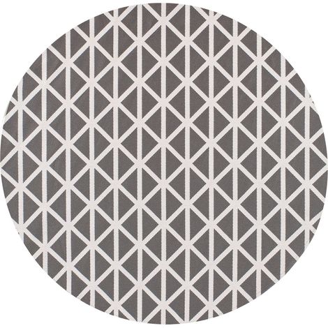 Outdoor Rug PANAJI Grey ø 120 cm