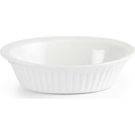 Plat À Tourte Ovale Blanc (Lot de 6) - Ref C110 - Olympia (1/5)