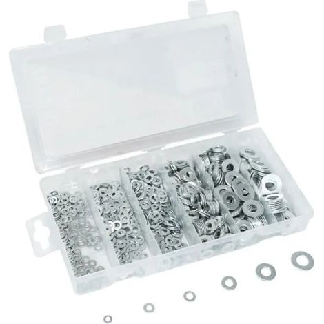 Rondelles p2r flat washers acier 900 pièces