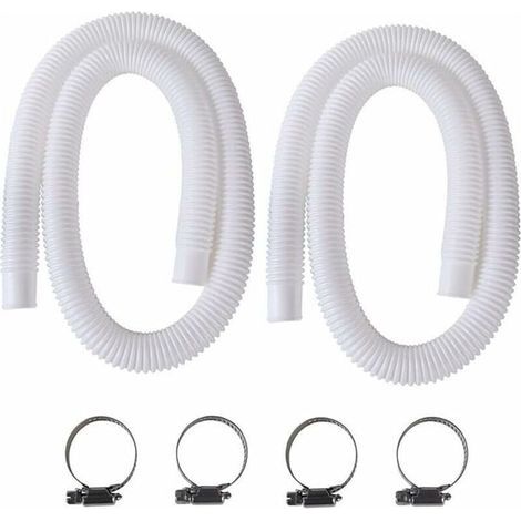 Poolschlauch, 2-teiliger 32-mm-Schlauch für Aufstellpools, 150 cm/59 Zoll Schlauch für Intex Poolpumpen mit 330 GPH, 530 GPH und 1000 GPH (1/5)