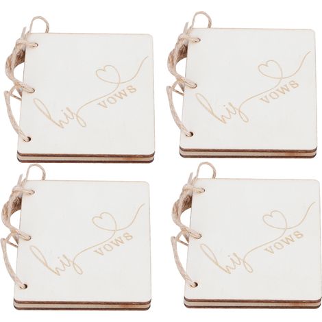 Coffrets de Vœux de Mariage 2 Pièces, Livrets Déclaration Cadeau Exquis, Accessoires Style 2 (1/5)
