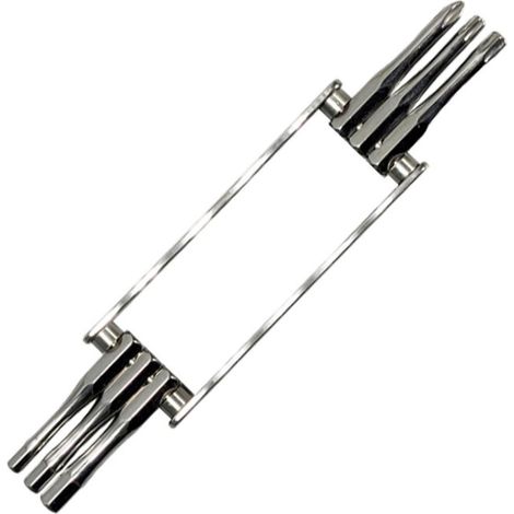 Clé multifonction de poche, inox, tournevis, pour réparation (1/5)