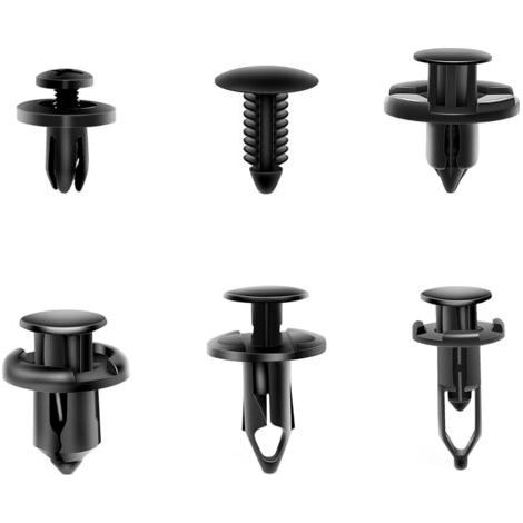 190 Pièces Clips Voiture, Rivet Clip Plastique Voiture Réparationn Automobile, Rivets en Plastique Attaches, Rivet Clip Plastique Fixation Universel Auto Panneaux Garniture de Portière (1/5)