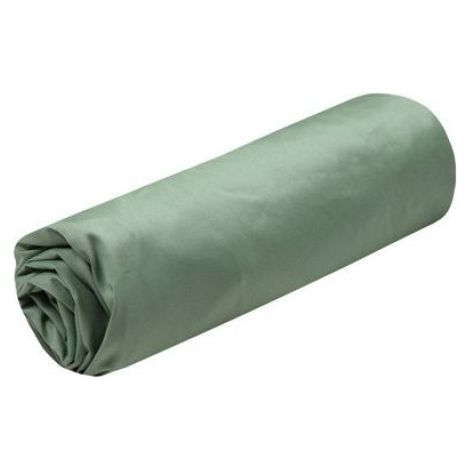 Drap housse percale de coton 140 x 200 cm Vert (1/2)