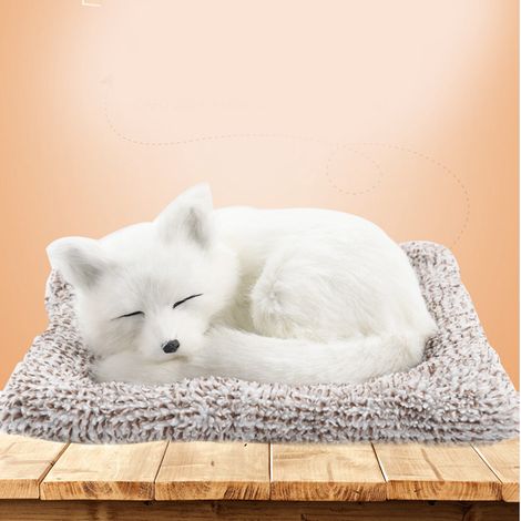 Peluche décorative pour tableau de bord de voiture, forme mignonne, moelleuse et respirante, jouet animal pour la décoration intérieure, type 1 (1/4)