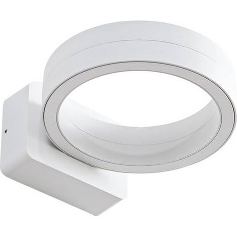 Lindby Lámpara de pared Led exterior 'Selviro' en Blanco Aluminio