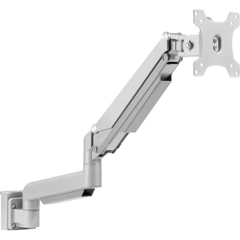 Soporte para monitor InLine Slatwall Lifter ajustable plateado