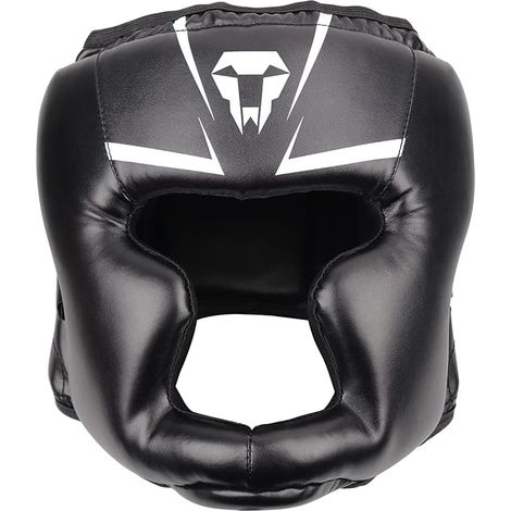 Casque de Boxe pour Enfant Adulte Résistant Aux Chocs Visage Oreille Protecteur Tête Garde Casque pour Boxe MMA Entraînement Muay Thai Kick Boxing Arts Martiaux Sparring (1/5)