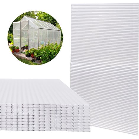 25 Polycarbonate Sheets For 6ft x 6ft Greenhouse (1/5)
