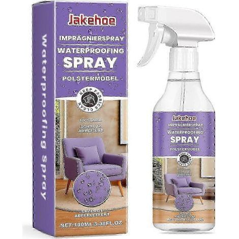 Imprägnierspray für Polsterstoffe – 100 ml. Fleckenabweisend, wasserabweisend, einfache Anwendung, langanhaltender Schutz für Polsterstoffe, Vorhänge und Kissen. (1/5)