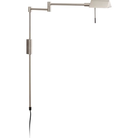 Aplique LITE Níquel mate 8W plug dimable 3k (1/2)