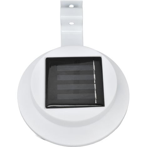 Solar-Dachrinnenleuchten für den Außenbereich, 3 wasserdichte LED-Solarleuchten für Terrasse, Zaun, Treppen, Garten und Hof (1/5)