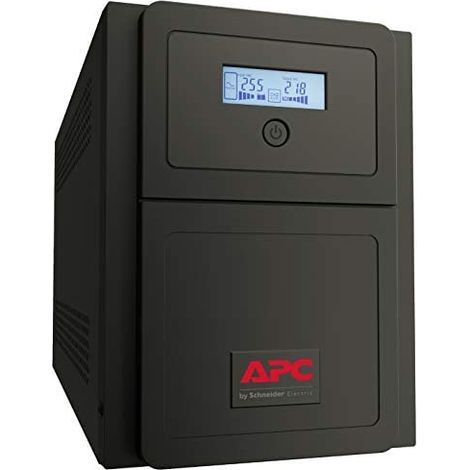 Sistema di Alimentazione Ininterrotta (UPS) APC SAI 1000 VA 700 W con Tempo di Risposta di 2 ms, Modello SMV1000CAI (1/3)
