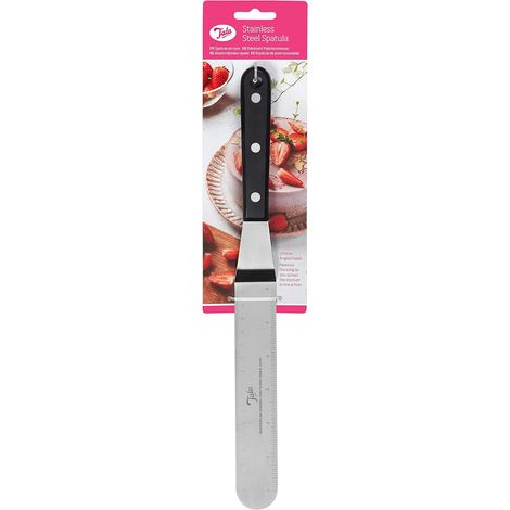 Spatule Pâtisserie Coudée Inox 15 cm Spatule Icing pour Décoration Gâteaux Spatule pour Crème et Glaçage avec Repères de Mesure Compatible Lave Vaisselle (1/5)