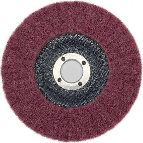 5 Stück 100 mm x 16 mm Nylon-Lamellenpolierscheibe, Körnung 320, Schleiffaser-Schleifscheibe, Schleifpolierscheiben