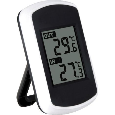 Kabelloses digitales Innen-/Außenthermometer mit LCD-Bildschirm, klarer Anzeige und hoher Genauigkeit, 1 Sensor im Lieferumfang enthalten
