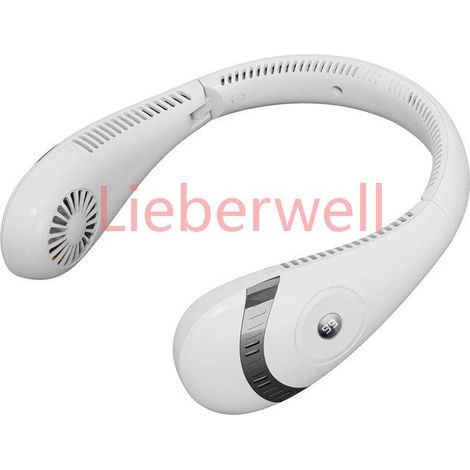 Ventilateur de cou pliable , Belle commode , Portable et sans pales , Affichage LED intelligent , 3 vitesses réglables (1/5)