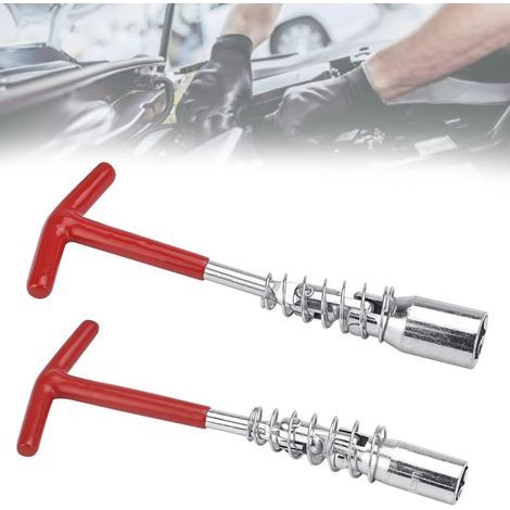 2 Pcs Clé À Bougie 16mm &21mm Clé À Bougie Moto Cle Bougie Allumage Clé À Bougie Voiture Clé À Bougie Tondeuse Demonte Bougie Clef À Bougie Douille Bougie Allumage Pour Bougie Allumage Moteur (1/5)
